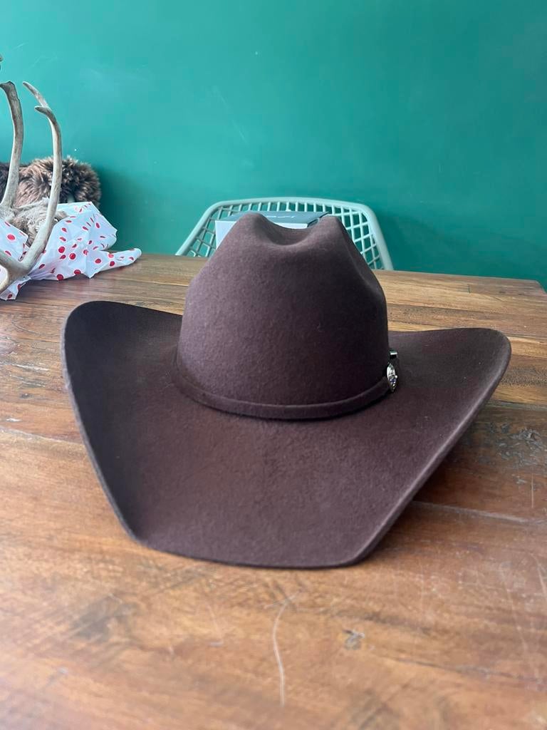 Stars & stripes cowboyhoed, Kleding | Heren, Hoeden en Petten, Ophalen of Verzenden, Zo goed als nieuw, 57 cm (M, 7⅛ inch) of minder