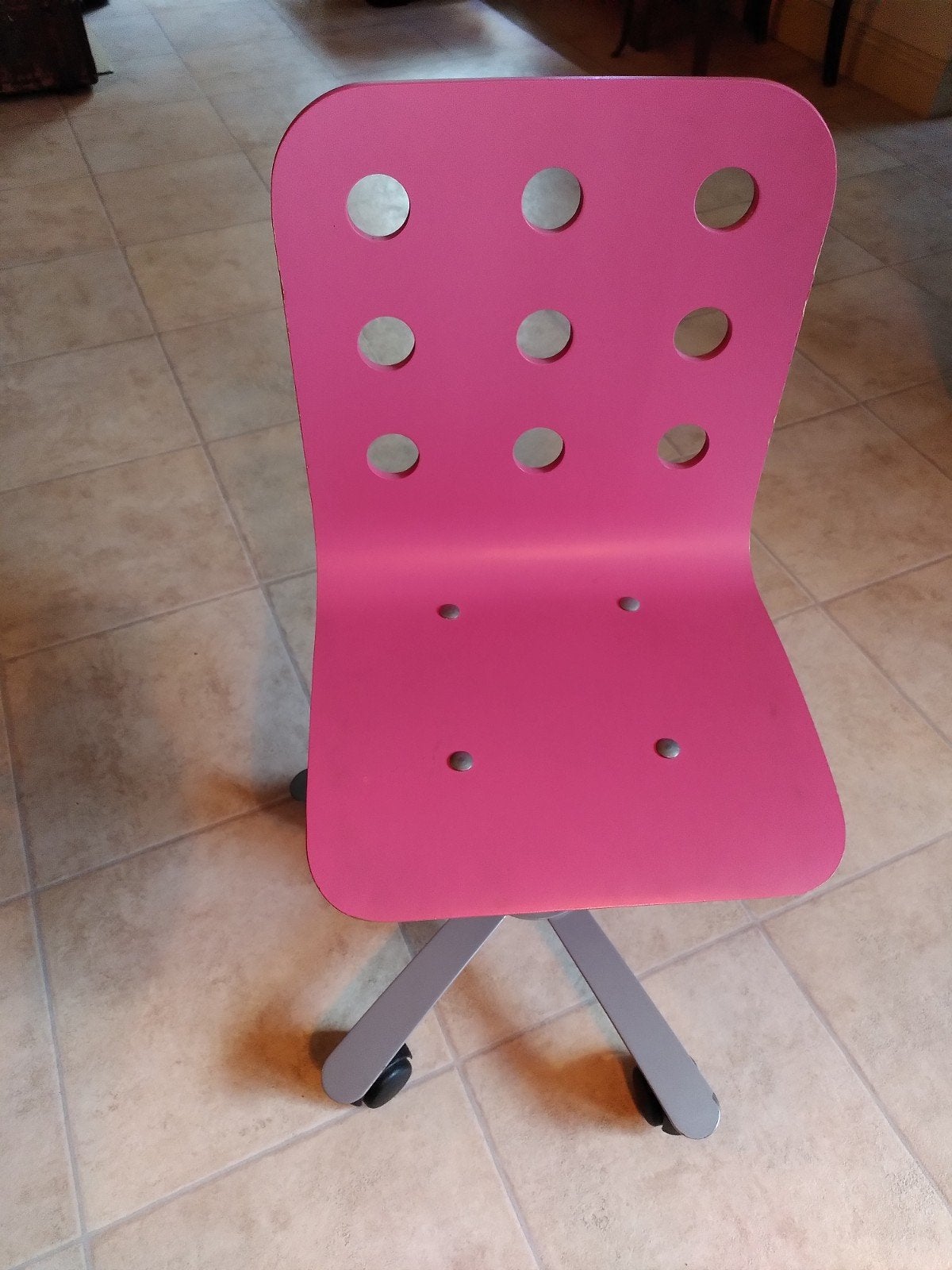 roze kinder bureaustoel ikea, Ophalen, Gebruikt, Stoel(en)