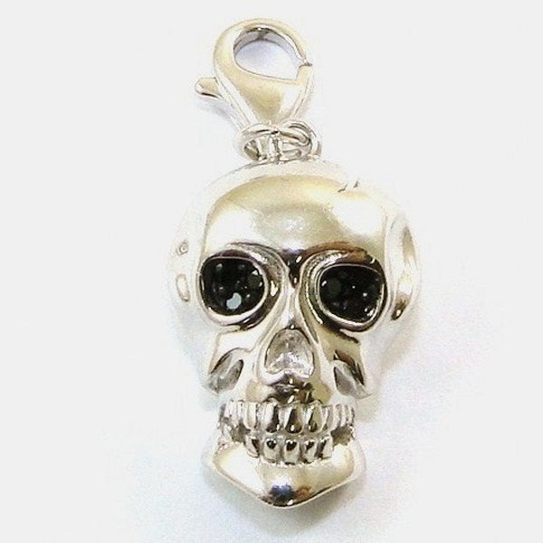 Originele Thomas Sabo Schedel hanger 925 zilver met zwarte, Sieraden, Tassen en Uiterlijk, Ophalen, Nieuw, Zilver, Zilver