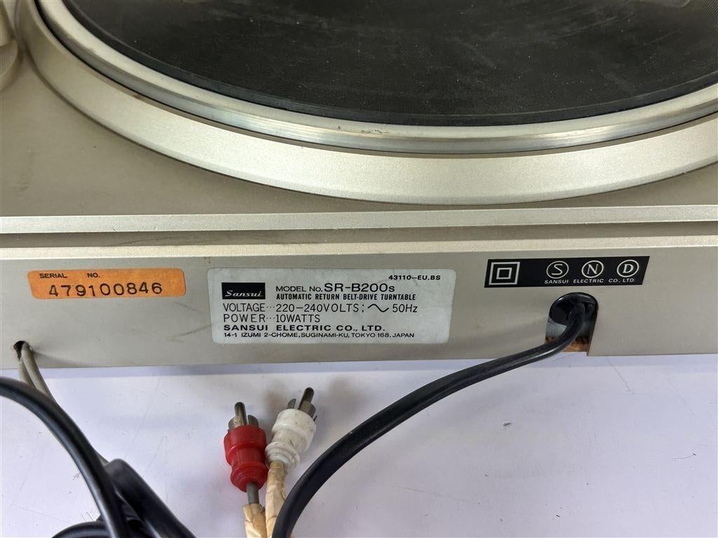 A7336. Sansui SR-B200s platenspeler, Ophalen of Verzenden, Gebruikt, Thorens