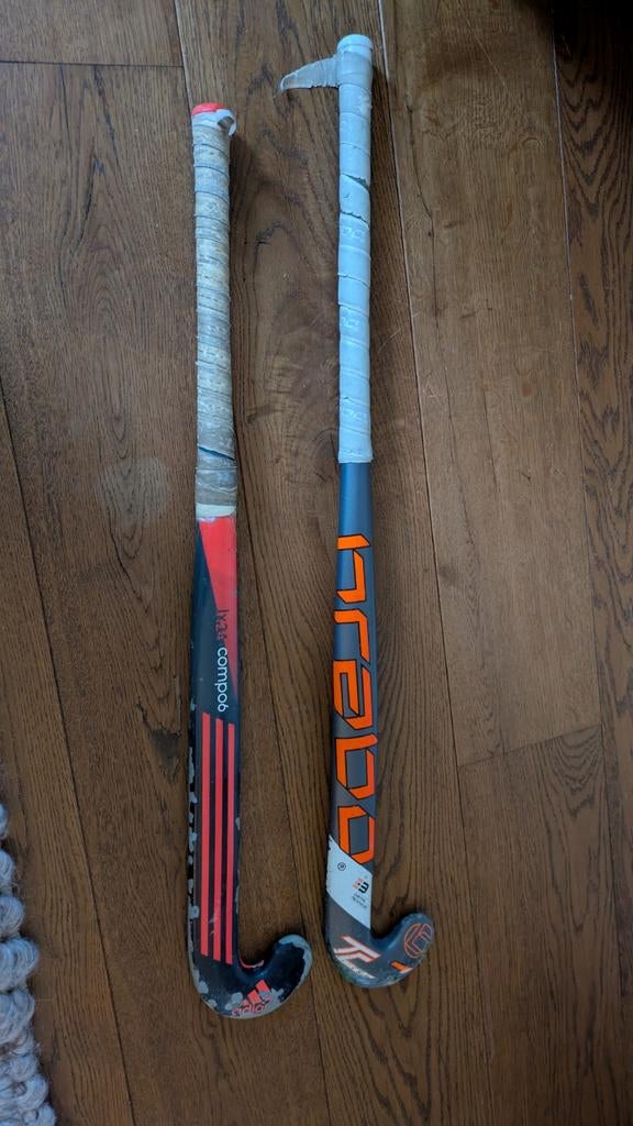 2 gebruikte hockey sticks (Adidas en Grays), Ophalen of Verzenden, Gebruikt, Stick