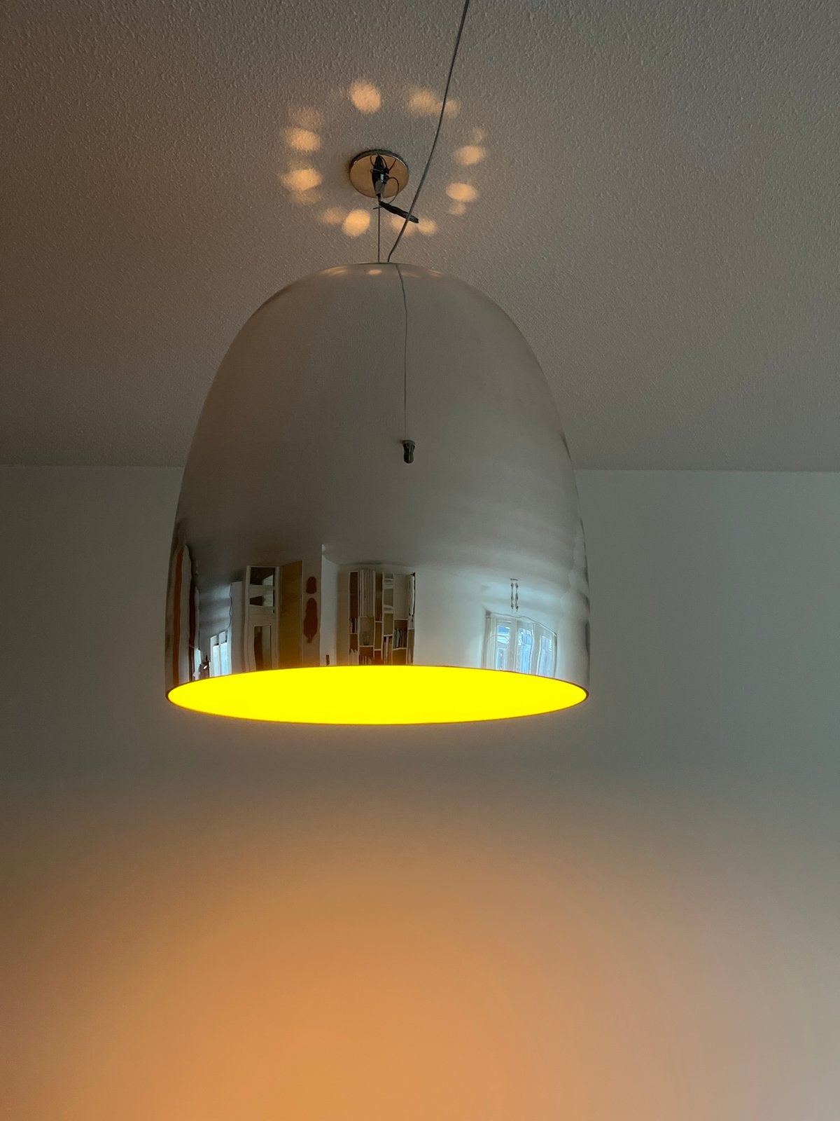 Prandina Italiaans design hanglamp - 45cm diameter, Ophalen, Zo goed als nieuw, Metaal, E27 (groot)