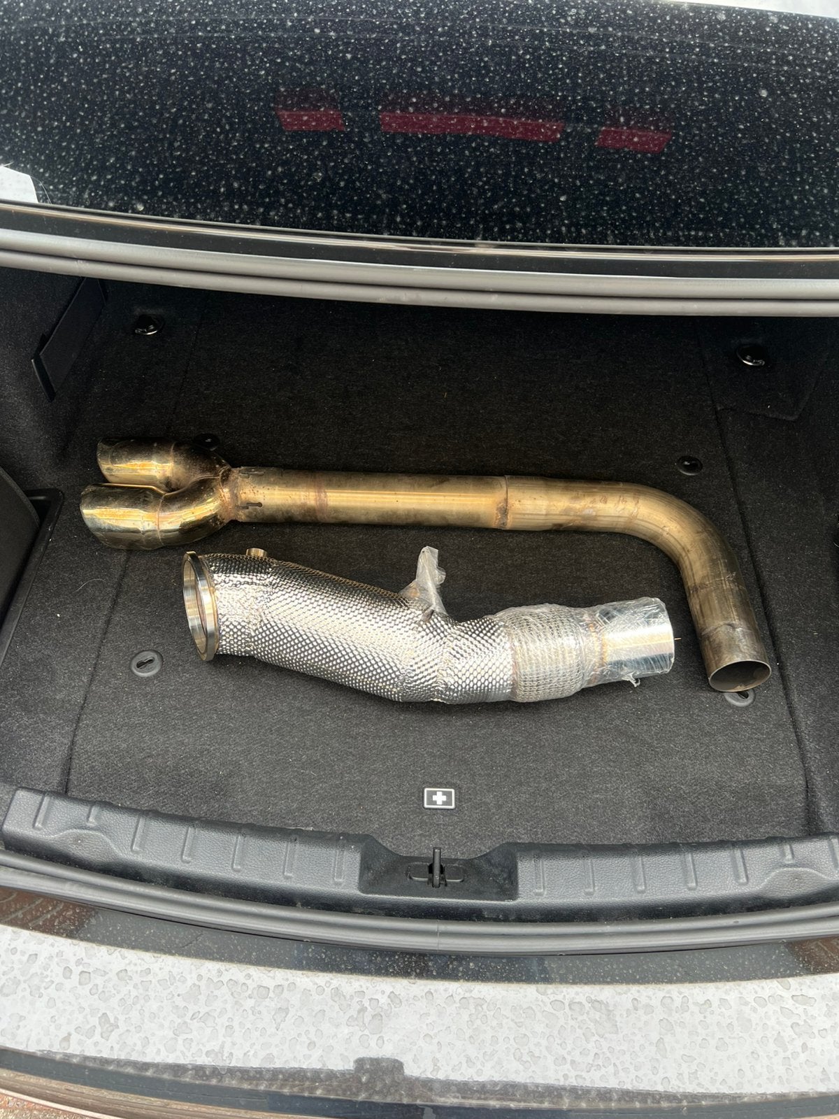 Downpipe + einddemper delete BMW 330e F30 B48, Ophalen, BMW