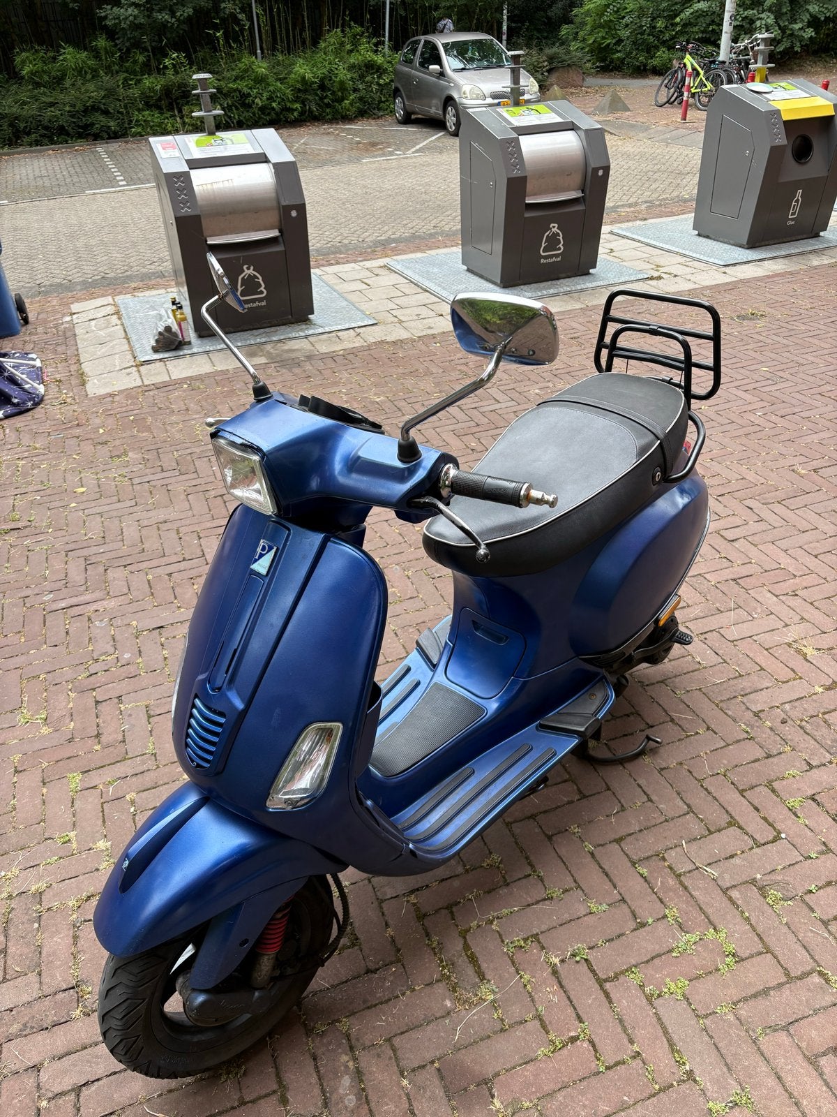 Vespa s scooter - Blauw, Goed Onderhouden nieuwe onderdelen, Ophalen, Gebruikt, Maximaal 45 km/u, Vespa S