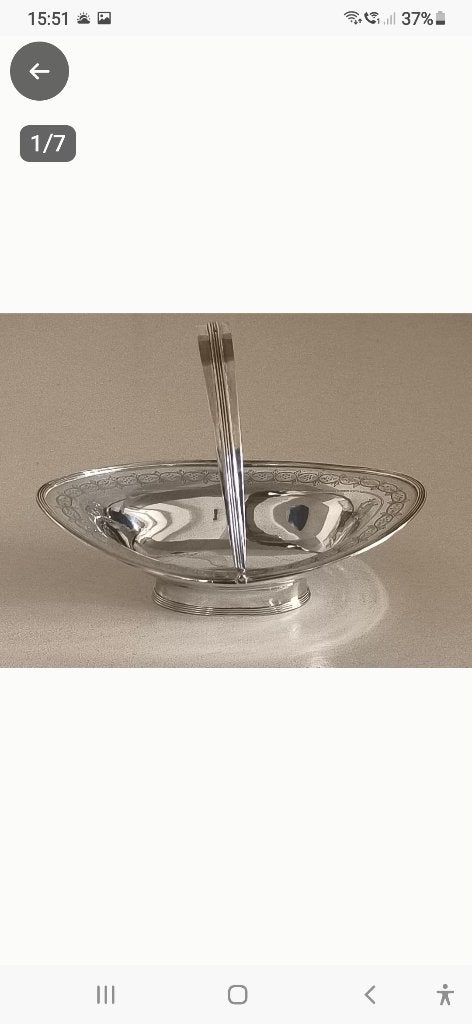 ZILVER - ZILVEREN 18e EEUWS HENGSELMANDJE IN TOPSTAAT., Antiek en Kunst, Ophalen of Verzenden, Zilver