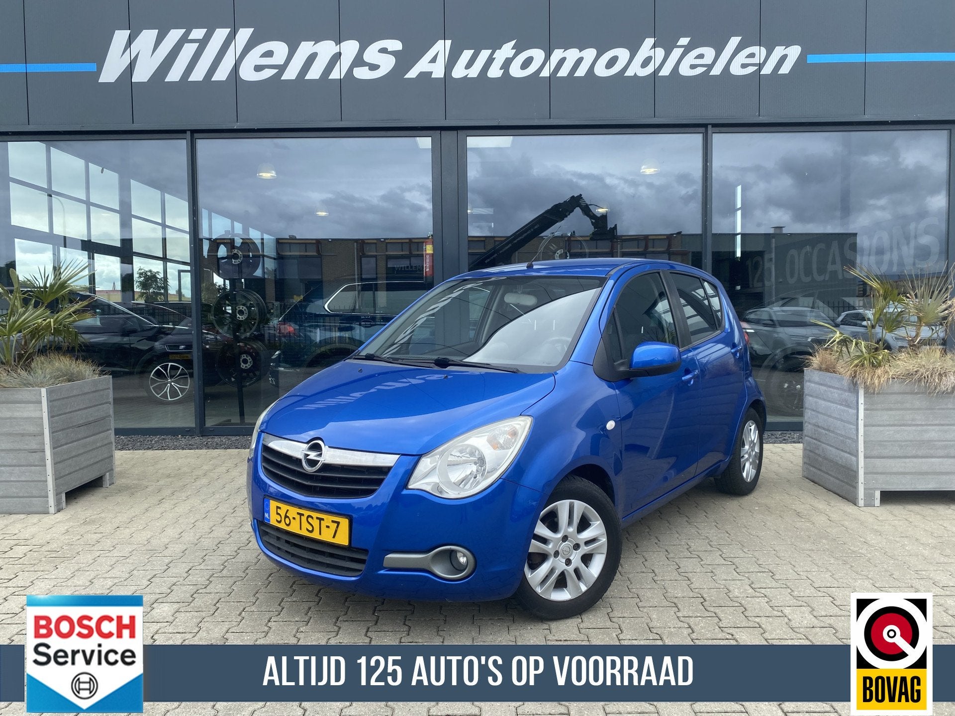 Opel Agila 1.0 Edition Airco & Elektrische ramen (bj 2012), Auto's, Opel, Euro 5, Stof, Gebruikt, Met garantie (alle)