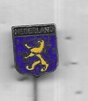 EMAILE NEDERLAND WAPEN LOGO SPELD, Ophalen of Verzenden, Gebruikt, Stad of Land, Speldje of Pin