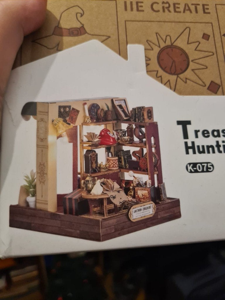 Treasure hunting bouwsetje hout, Ophalen of Verzenden, Zo goed als nieuw
