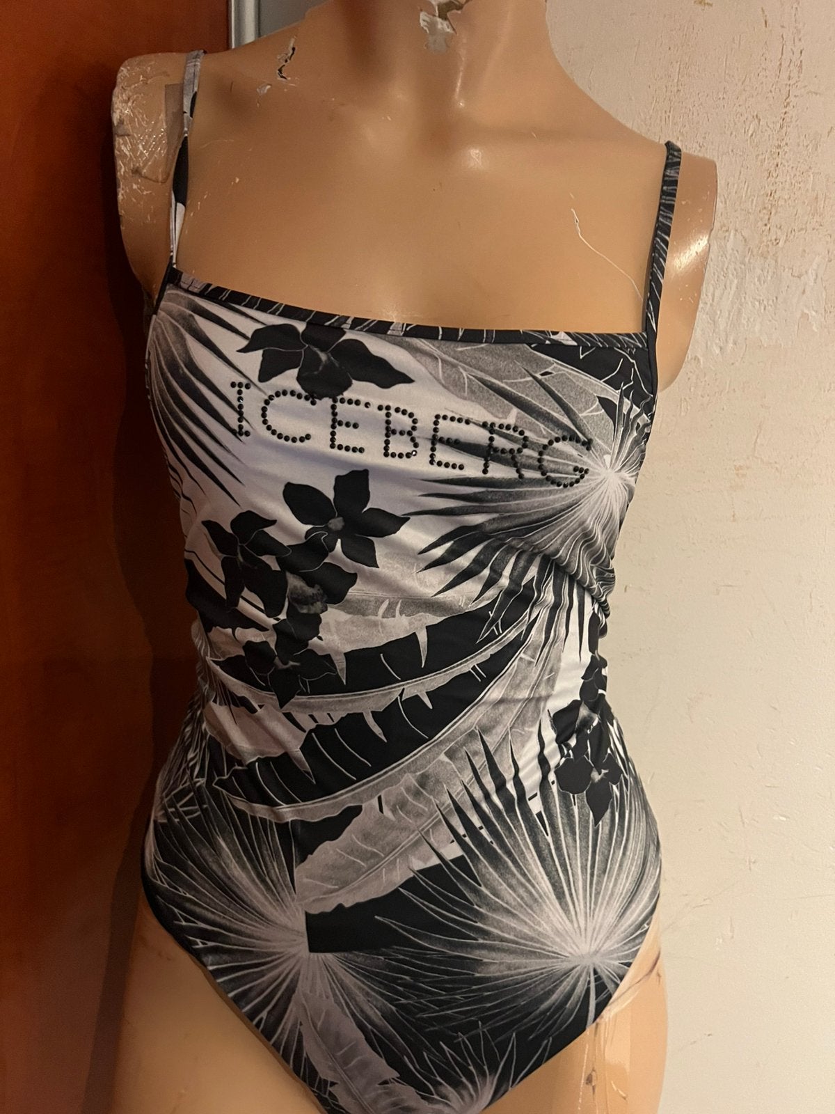ICEBERG Badpak en tuniek met strass nieuw met kaartjes S, Zwart, G, Nieuw, Badpak