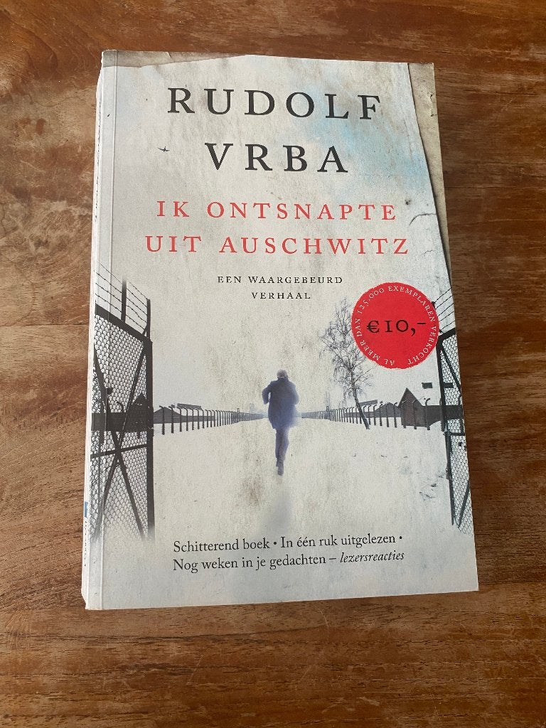Ik ontsnapte uit Auschwitz Auteur:Rudolf Vrba, Boeken, Verzenden