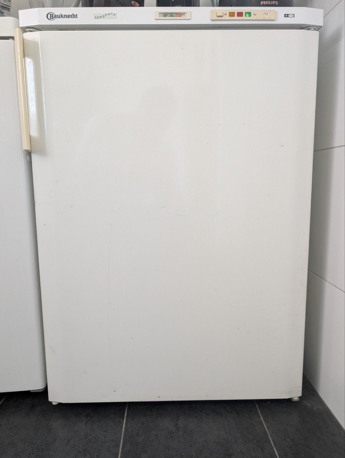 Bauknecht Vrieskast met 3 laden en klepkast, Vrieskast, Gebruikt, Minder dan 60 cm, Ophalen of Verzenden