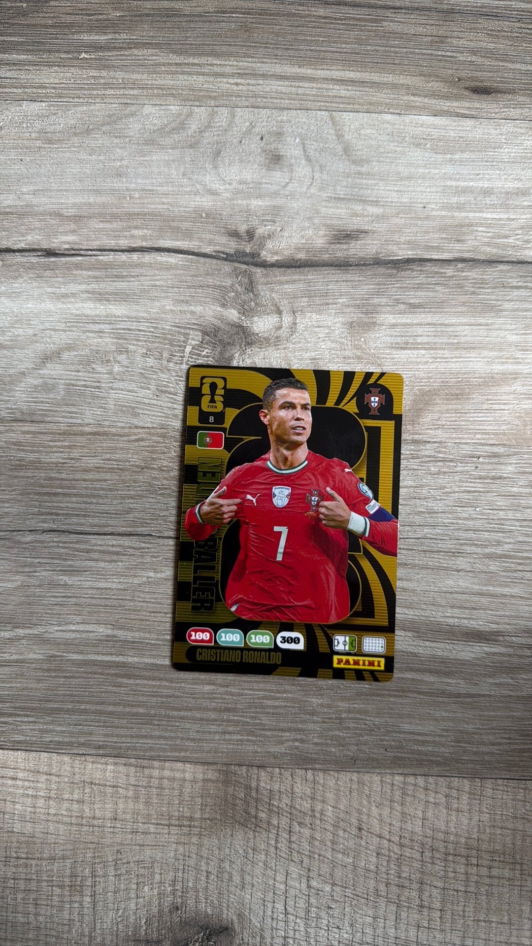 Cristiano ronaldo golden baller, Ophalen of Verzenden, Zo goed als nieuw, Buitenlandse clubs