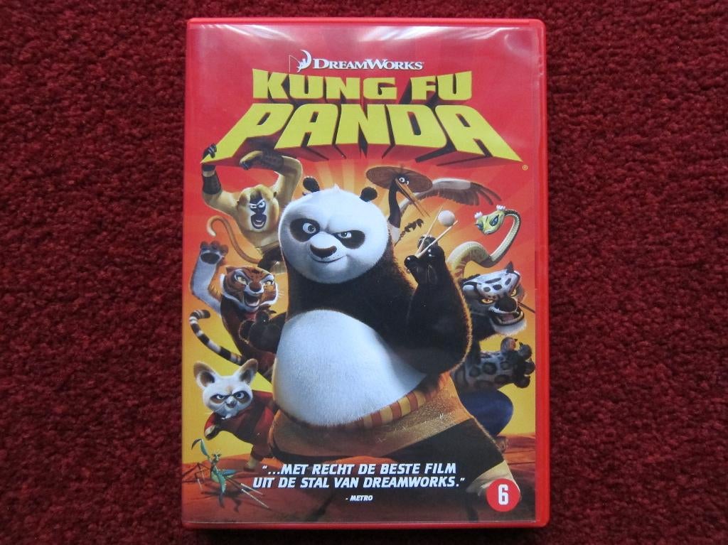 DVD, Kung Fu Panda, Jack Black, Po (voice), Dustin Hoffman, Alle leeftijden, Verzenden, Zo goed als nieuw, Amerikaans