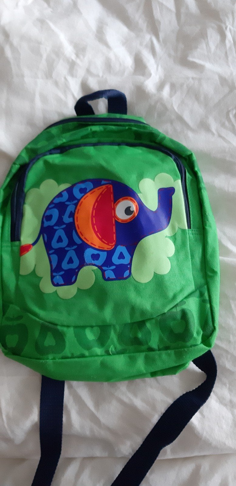Klein groen rugtasje met olifant, Overige merken, Minder dan 30 cm, Ophalen of Verzenden, Minder dan 25 cm