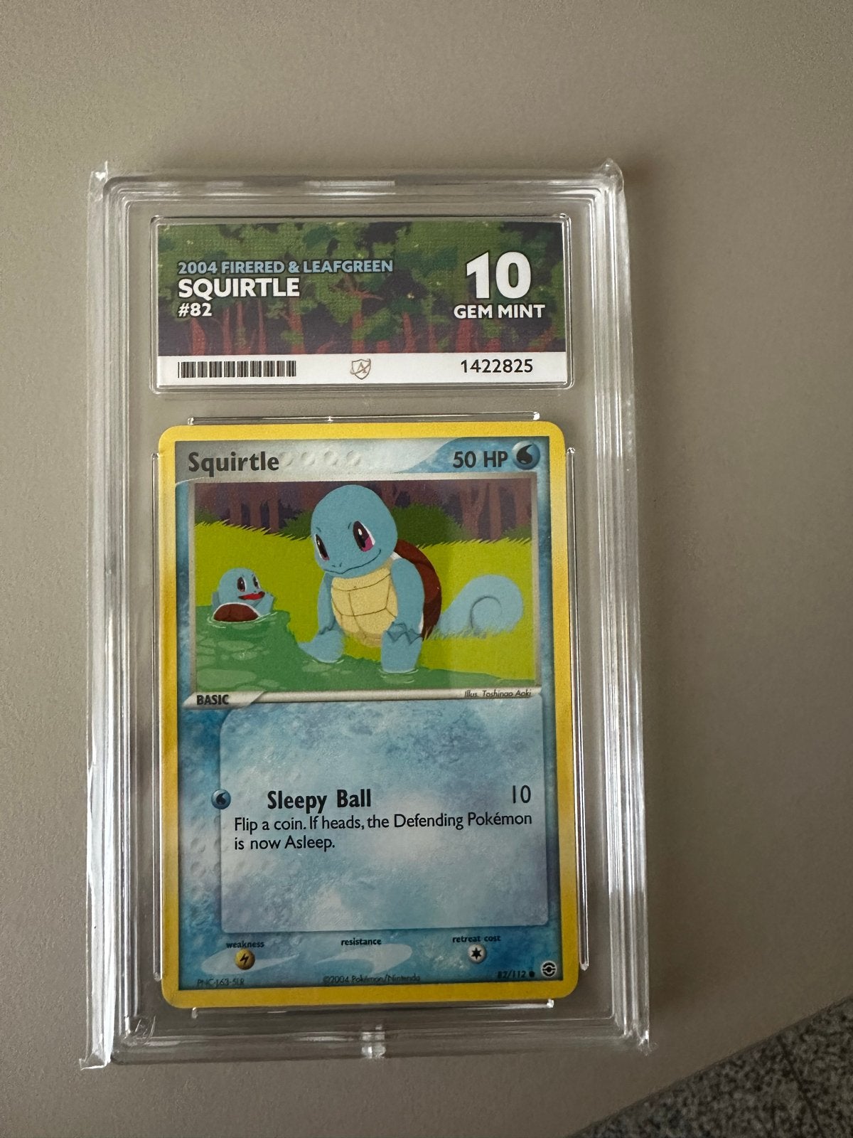 Pokémon Squirtle #82 2004 - ACE 10, Hobby en Vrije tijd, Ophalen of Verzenden, Nieuw, Losse kaart