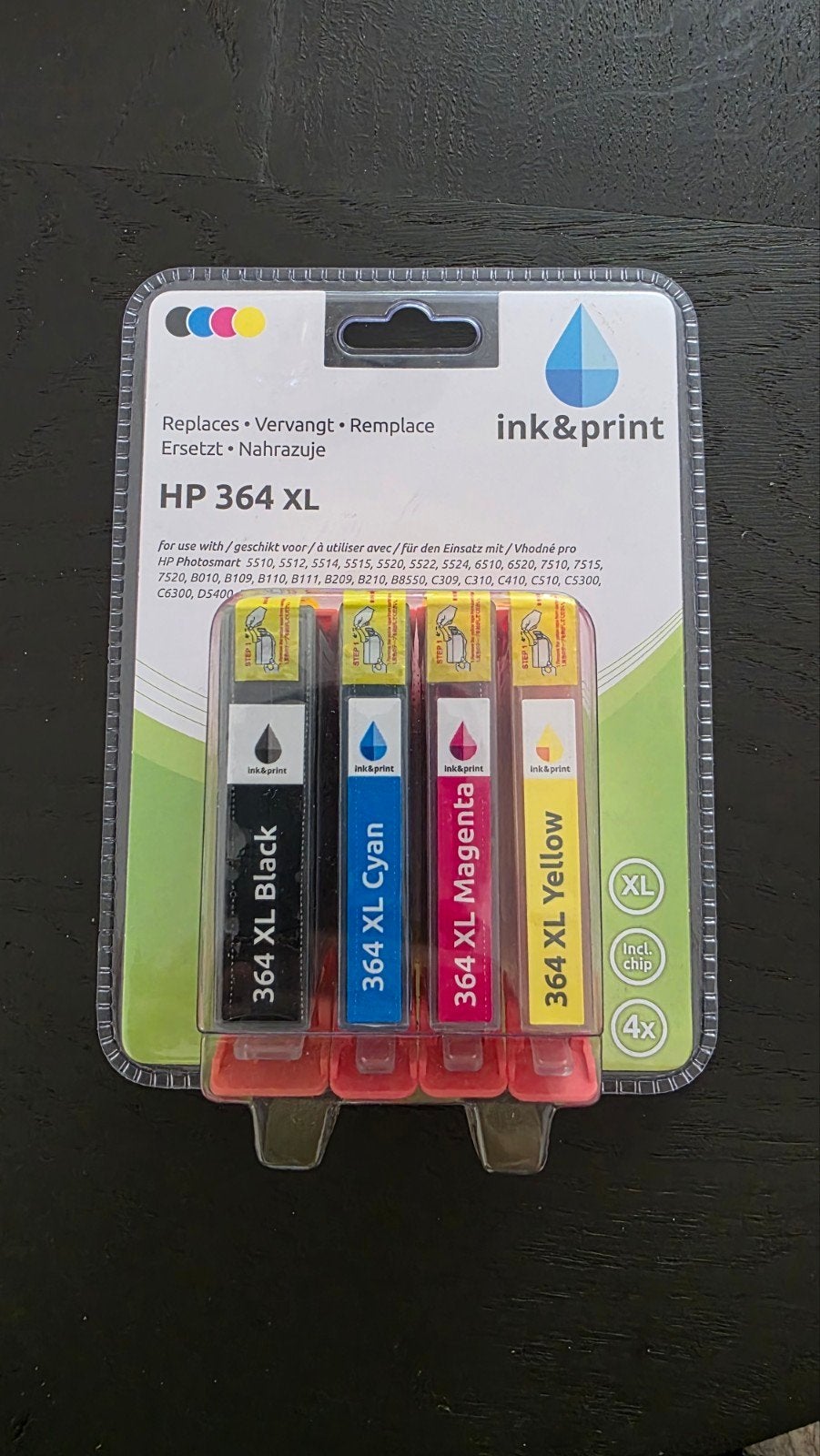 1x set nieuwe HP 364 XL printer cartridges, Computers en Software, Ophalen of Verzenden, Nieuw
