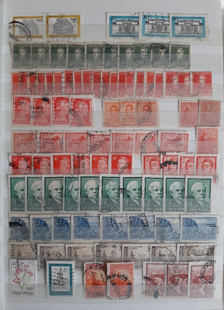 1 Kaart Oude Klassieke Postzegels Argentinië Nr 1 Gestempeld, Ophalen, Gestempeld, Zuid-Amerika