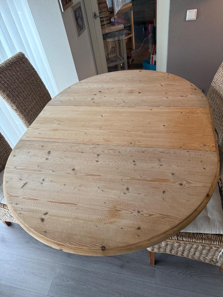 Eetkamer tafel, Huis en Inrichting, Tafels | Eettafels, Ophalen, Gebruikt, 100 tot 150 cm, 150 tot 200 cm