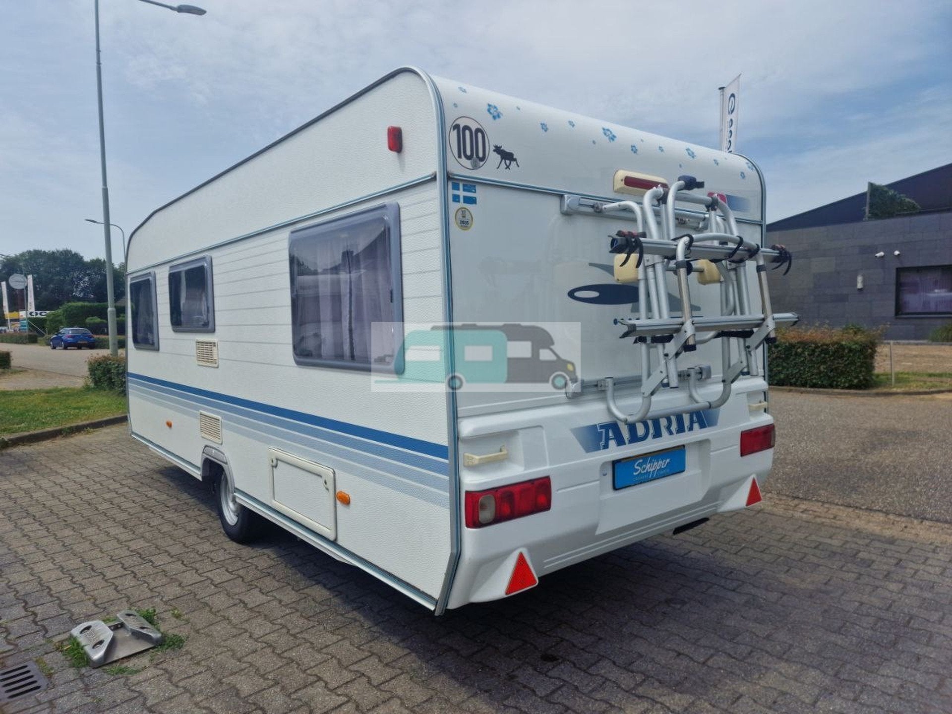 Adria altea 512 UP mover, luifel, fietsendrager (bj 2008), Caravans en Kamperen, Schokbreker, Bedrijf, 750 - 1000 kg, Adria