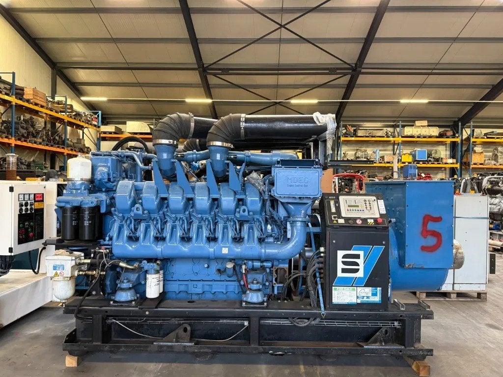MTU 12V 4000 G60 SDMO Leroy Somer 1580 kVA generatorset, Ophalen of Verzenden