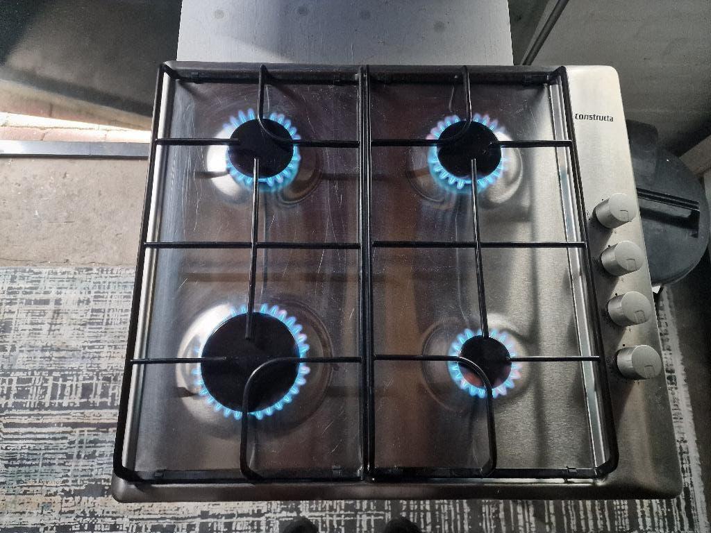 TE koop kookplaat CONSTUCTA op butaan propaan lpg, Verzenden, 4 kookzones, Zo goed als nieuw, Inbouw