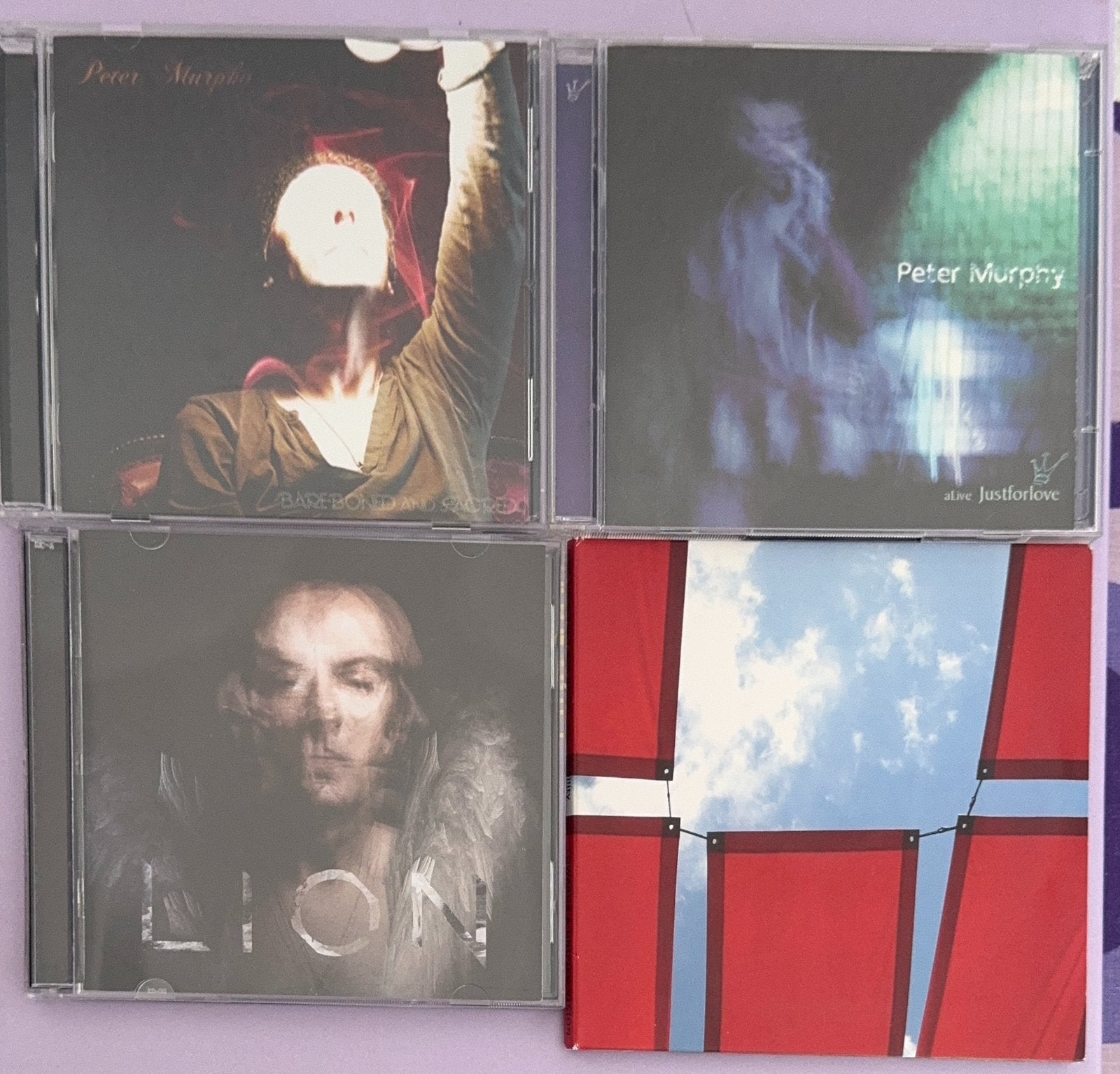 PETER MURPHY, Bauhaus, 4 Live cd’s waarvan 3 dubbel cd’s, Met bonustracks, Verzenden, Zo goed als nieuw, Live-album