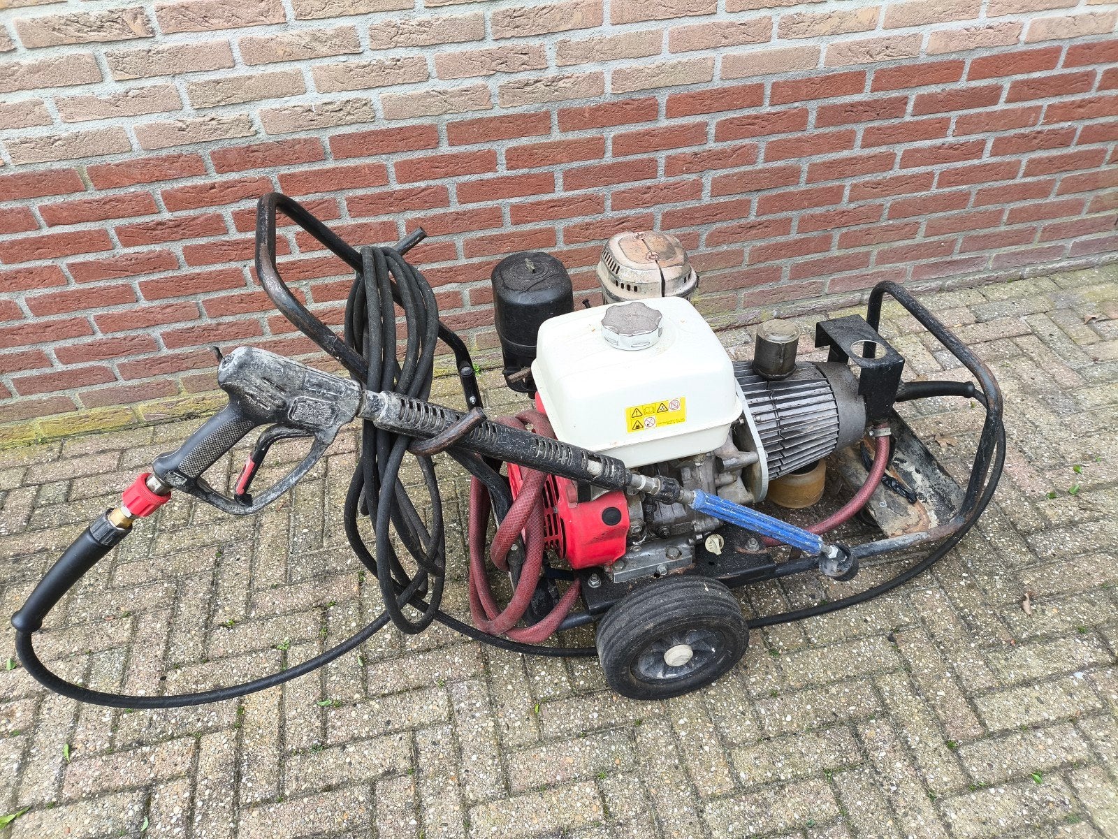 Honda koud water hogedrukreiniger, Tuin en Terras, Ophalen, Gebruikt, Benzine