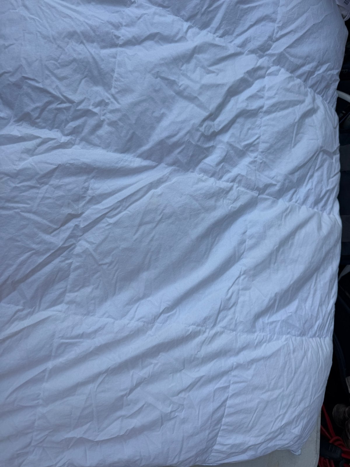 Hema Lits-jumeaux Dekbed 240x220 - Wasbaar en Schoon, Lits-jumeaux, Wit, Dons en Veren, Ophalen of Verzenden