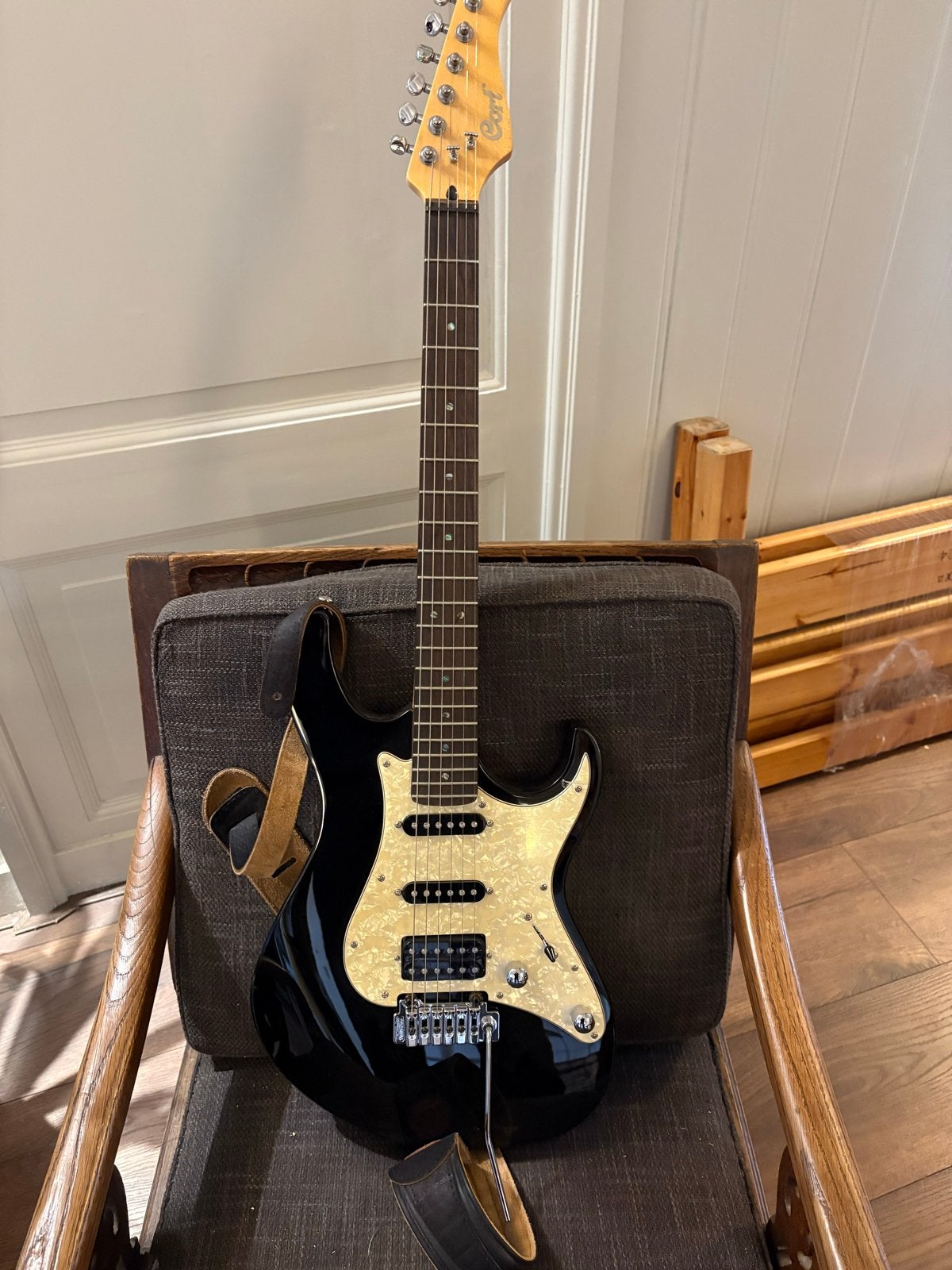 Cort G250 elektrische gitaar met accessoires