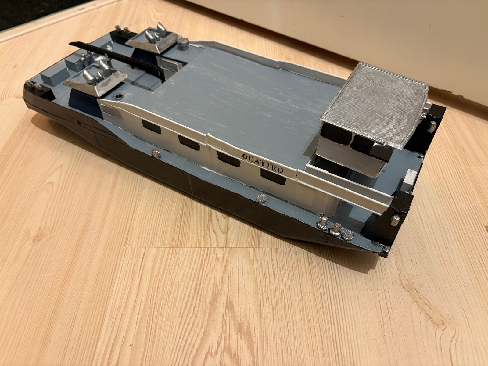 Modelbouw Duwboot RC - Handgemaakt Schaalmodel, Ophalen, Gebruikt