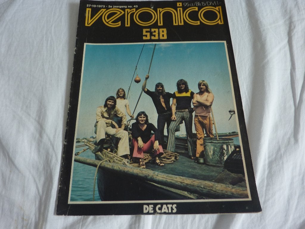 VERONICA NR 42 1973 DE CATS-JAN WOLKERS-BRYAN FERRY-, Verzamelen, Verzenden, 1960 tot 1980, Tijdschrift