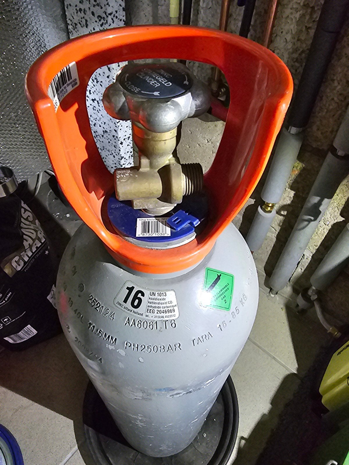 10kg koolzuurfles vol, Ophalen, Overige merken