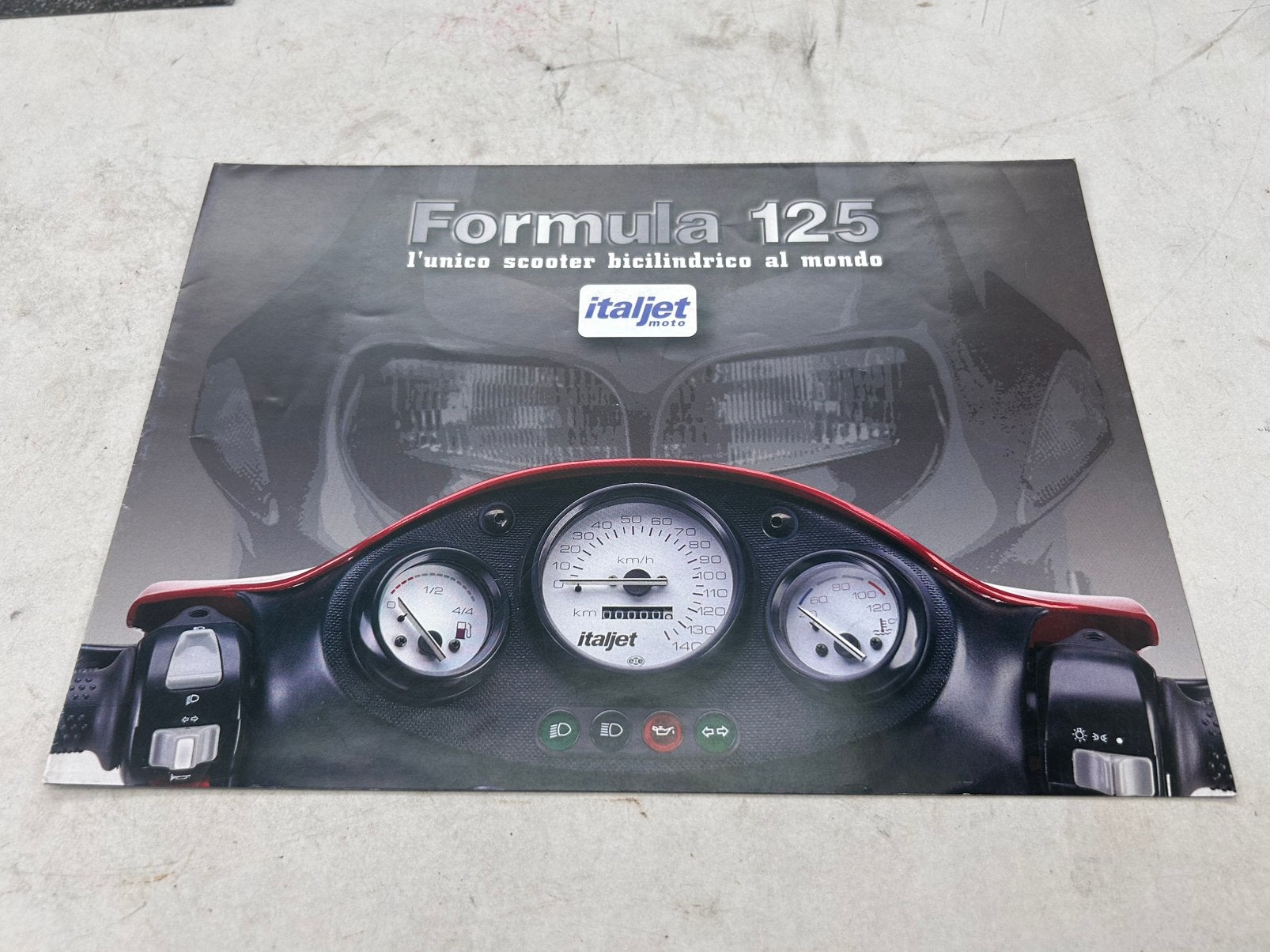 Italjet Formula 125 poster, Ophalen of Verzenden, Zo goed als nieuw