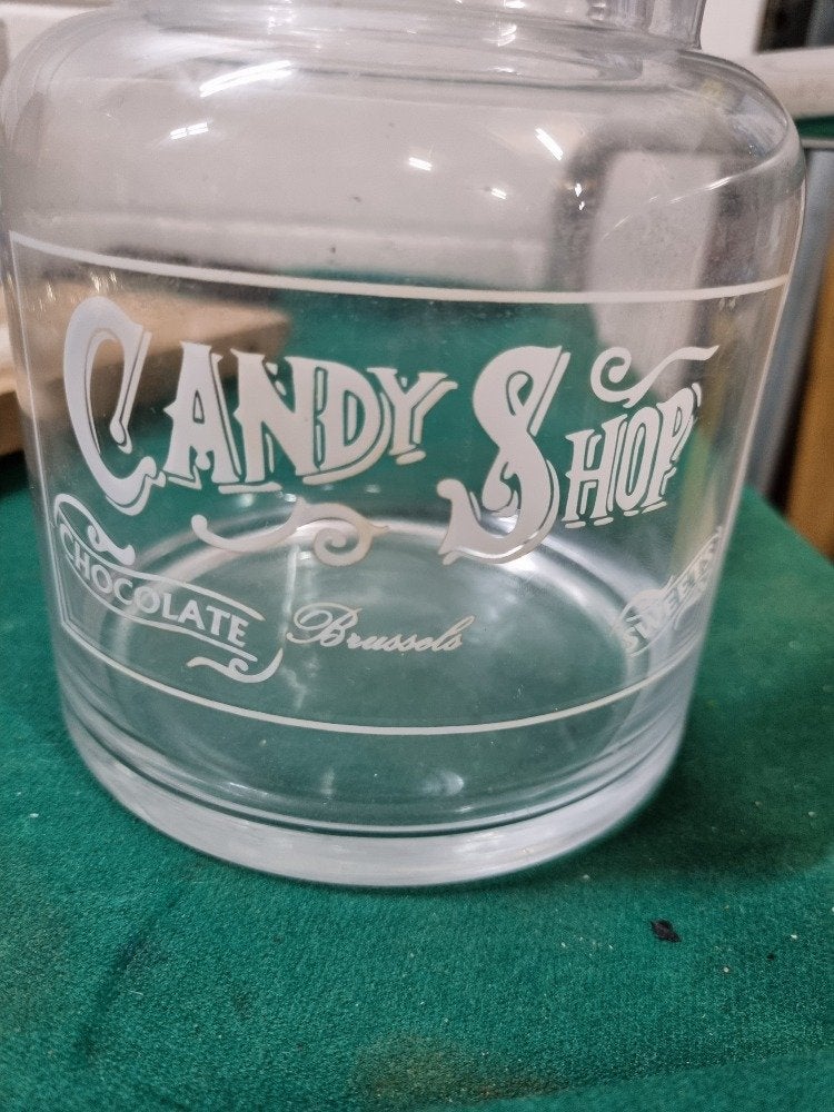 snoeppot candy shop glas, Ophalen of Verzenden, 'T Olde Gre-j, Info@toldegrej.nl, Endepoelstraat 20f Didam