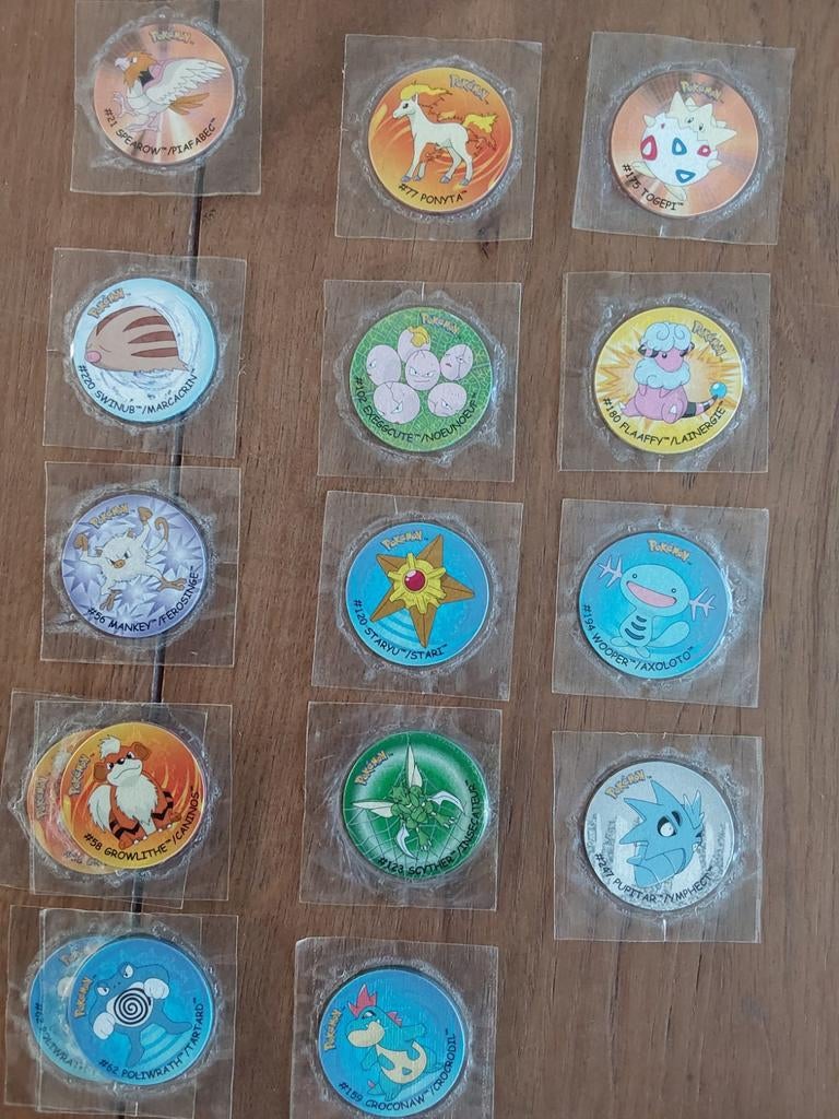 Orgineel verpakte pokemon flippo's, Verzamelen, Ophalen of Verzenden, Losse flippo's