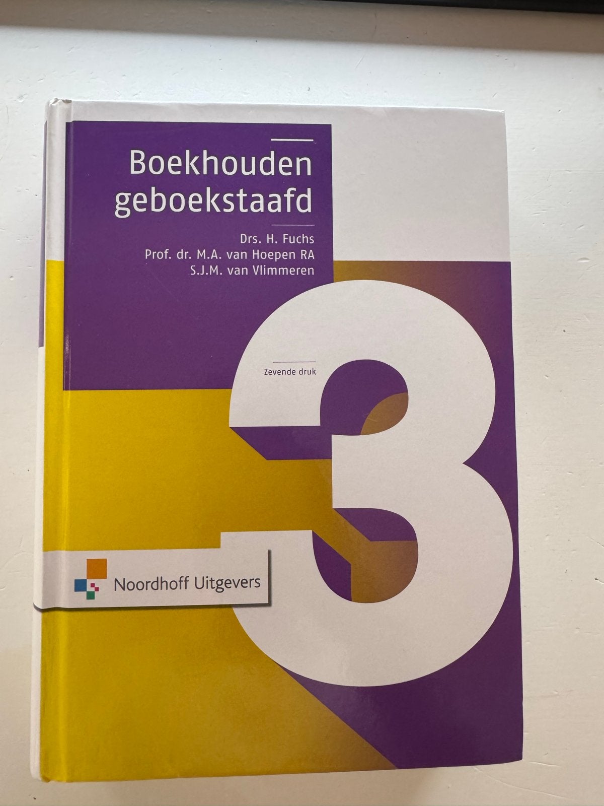 Boekhouden Geboekstaafd 3 - Zevende Druk, Ophalen of Verzenden, Gamma, Zo goed als nieuw, HBO
