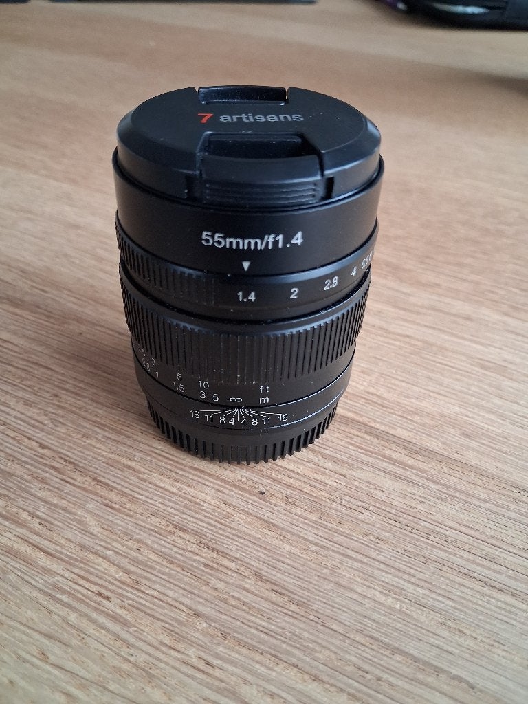 7artisans 55mm f/1.4 lens voor Micro Four Thirds Camera's, Audio, Tv en Foto, Fotografie | Lenzen en Objectieven, Ophalen of Verzenden