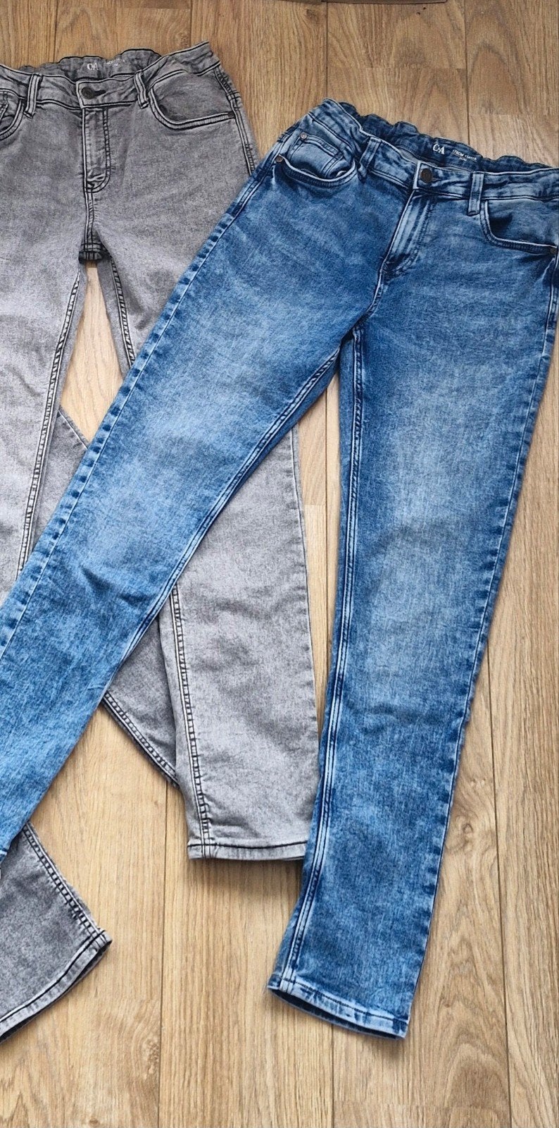 Stoere jongens jeans maat 170 - Blauw, Kinderen en Baby's, Broek, Gebruikt, C&A, Ophalen of Verzenden