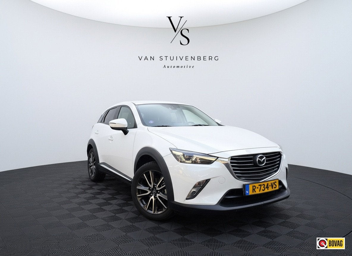Mazda CX-3 2.0 SkyActiv-G 120 GT-M CARPLAY LEDER NAVI STOELV, Auto's, Voorwielaandrijving, 1998 cc, Gebruikt, Euro 6