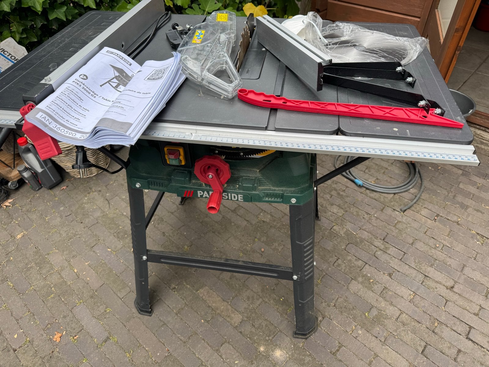 Parkside PTKS 2000 G5 Tafelzaag, Ophalen, Gebruikt, Cirkelzaag, 70 mm of meer