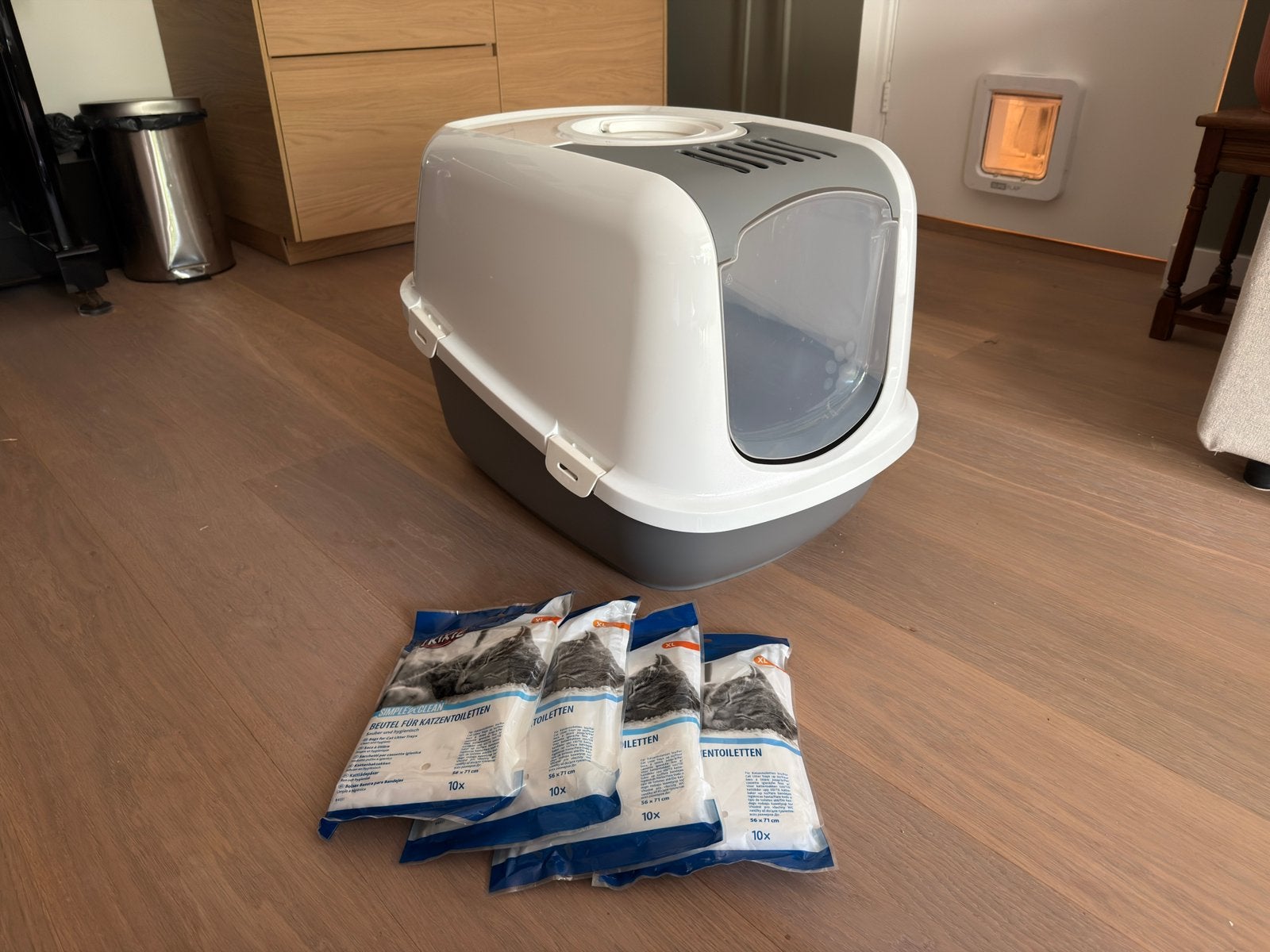 NIEUW kattenbak Savic Nestor XXL + 40 zakken, Ophalen, Nieuw
