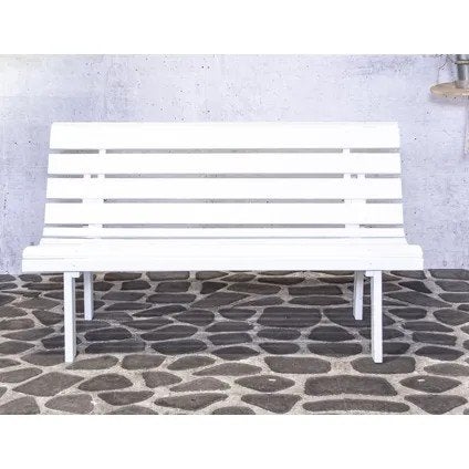 SenS-Line - Bella Tuinbank 150cm - 2-zits - Wit, Ophalen of Verzenden, Nieuw
