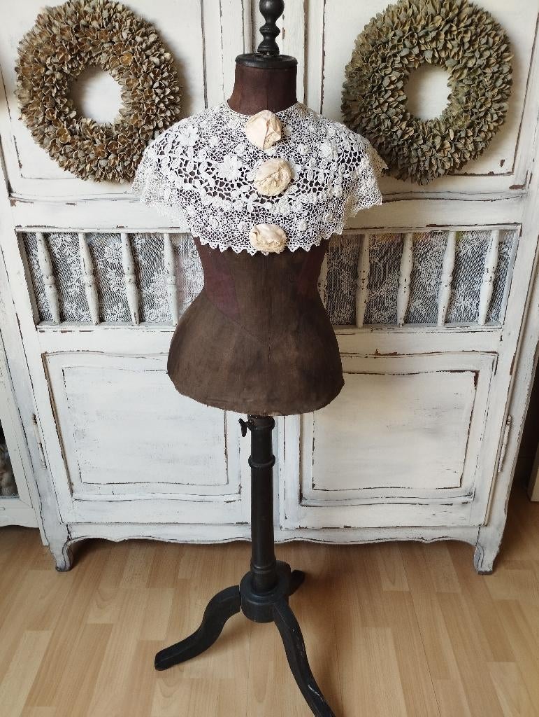 Brocante paspop buste, Ophalen of Verzenden
