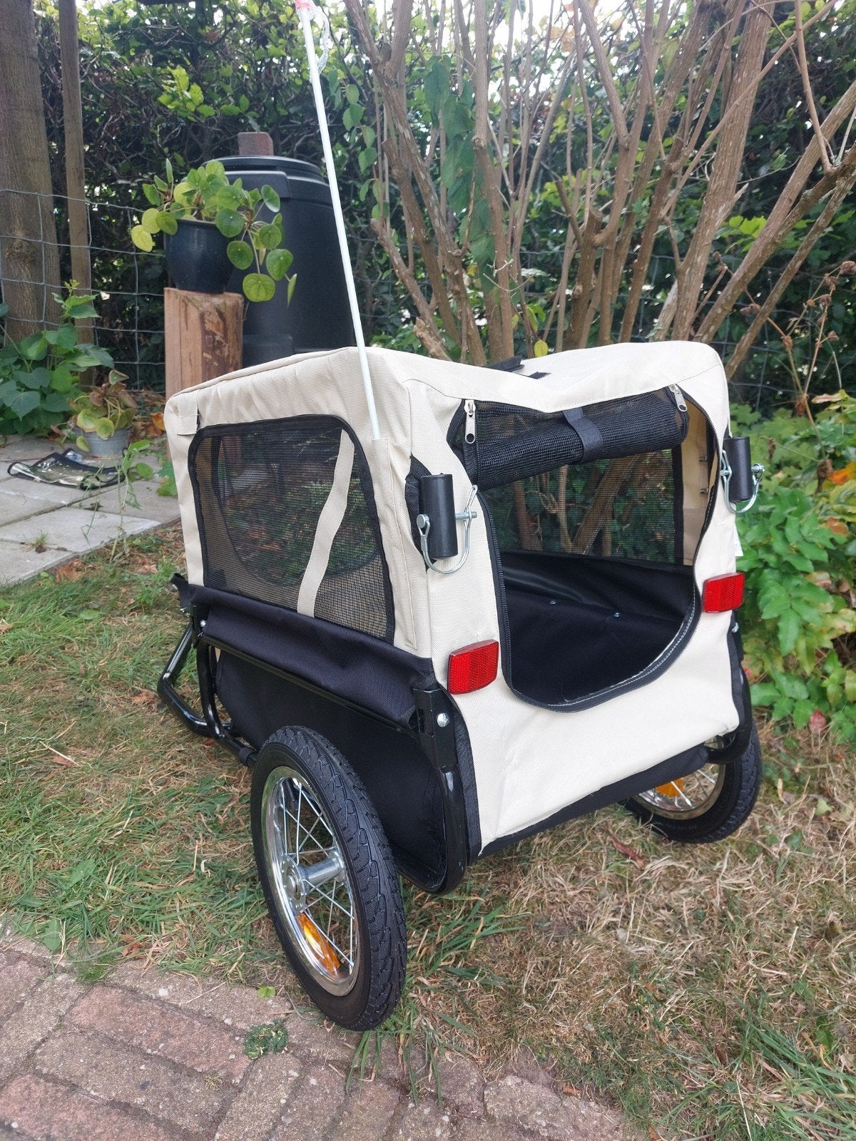 hondenfietskar, Ophalen, Nieuw