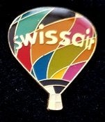Swissair ballon pin, Verzenden, Nieuw, Transport, Speldje of Pin