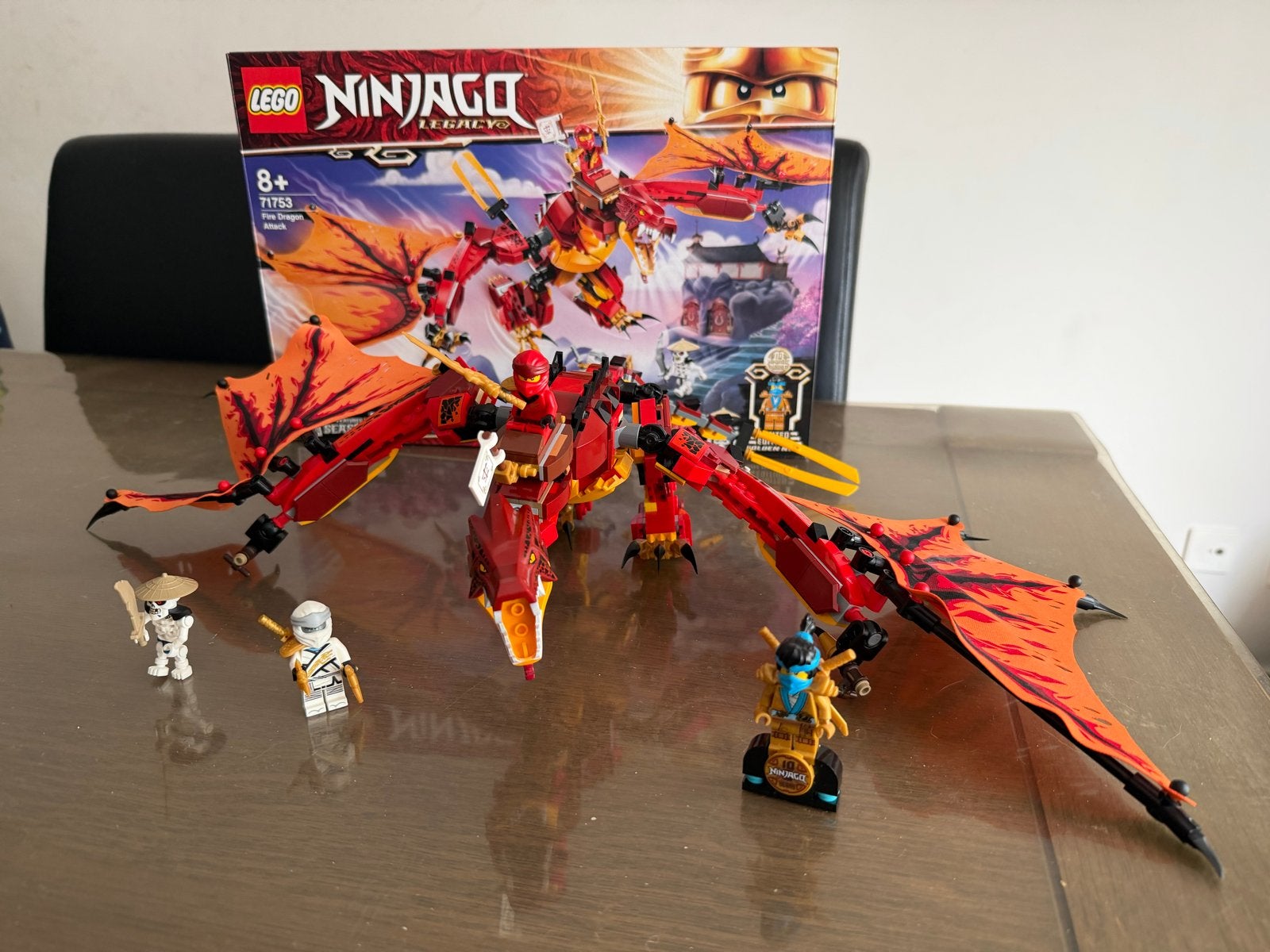 LEGO Ninjago Legacy 71753 Vuurdraak Aanval special edition, Ophalen, Lego, Zo goed als nieuw, Compleet