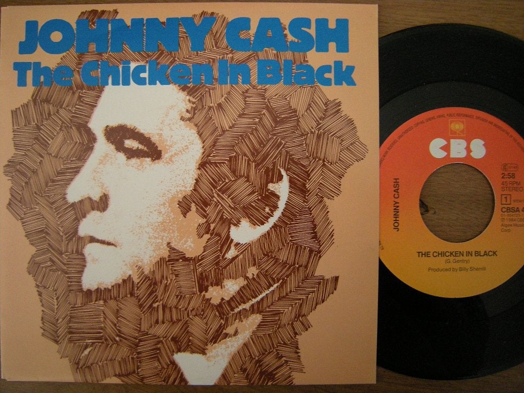 Johnny Cash (The Chicken In Black), 7 inch, Ophalen of Verzenden, Zo goed als nieuw, Country en Western