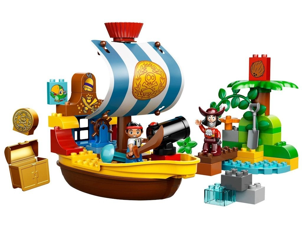 Duplo 10514 Jake's Piratenschip Bucky, Gebruikt, Duplo, Complete set, Compleet