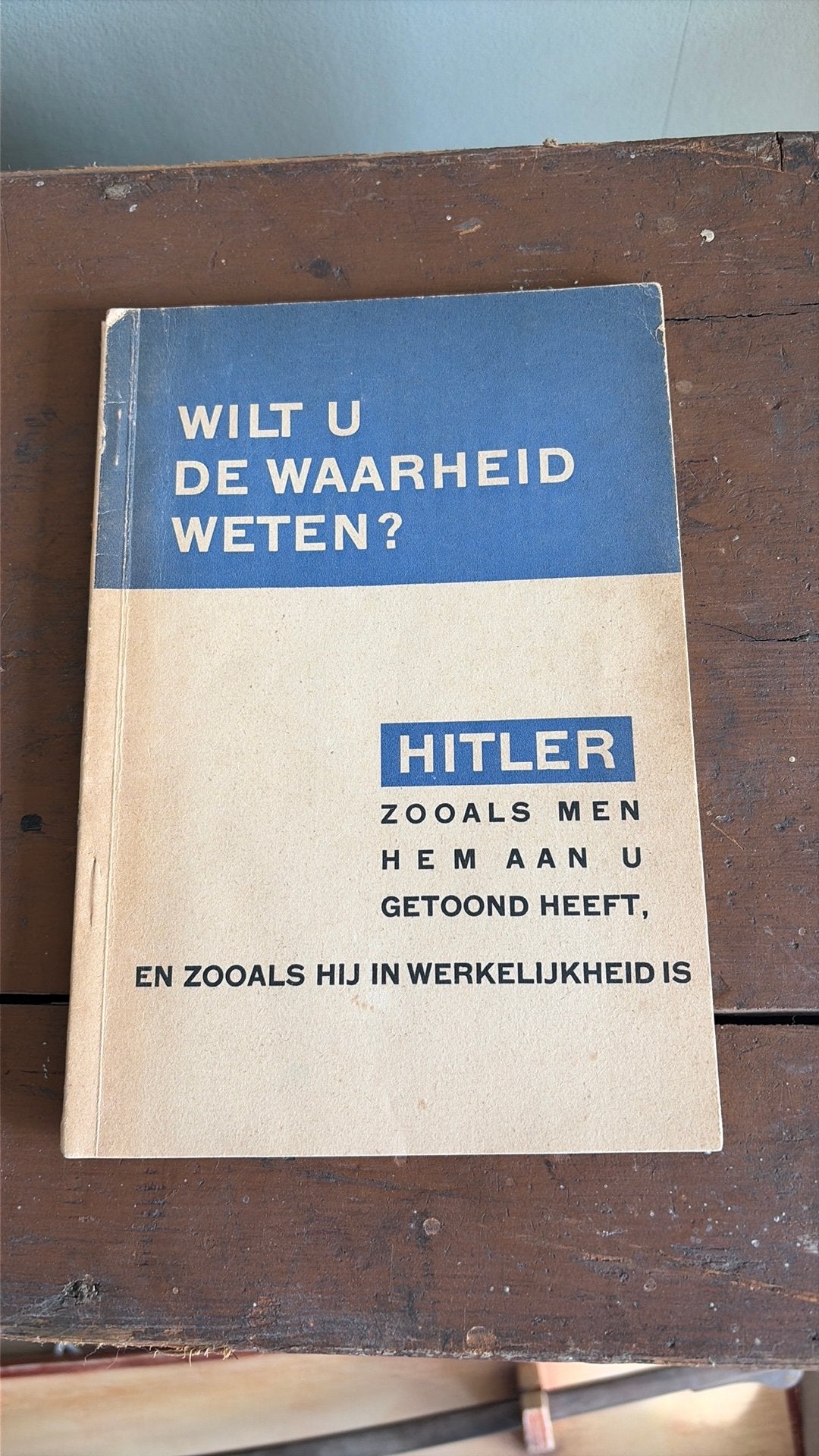 NSB propaganda boekje, Verzamelen, Ophalen of Verzenden, Nederland, Boek of Tijdschrift