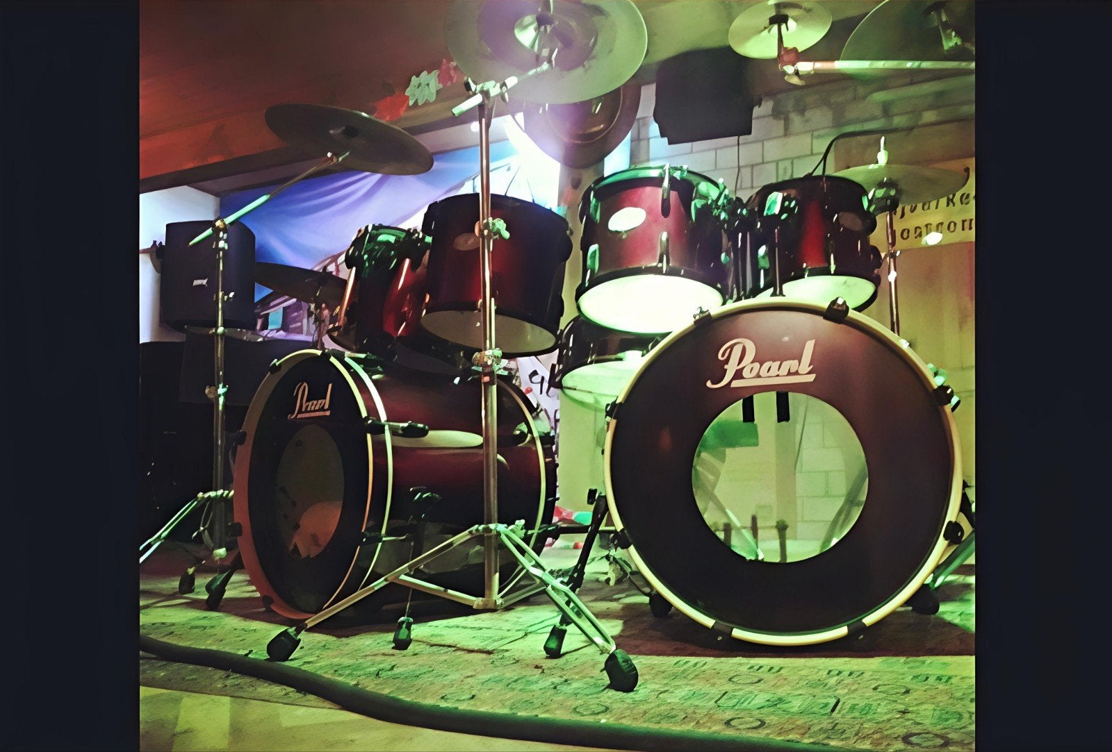 7 Delige PEARL vision ( gebruikt ), Muziek en Instrumenten, Drumstellen en Slagwerk, Ophalen, Gebruikt, Pearl